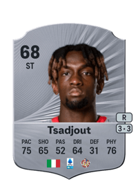 Frank Tsadjout Rare 68 OVR