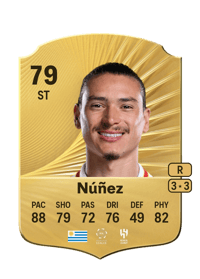 Darwin Núñez Rare 79 OVR
