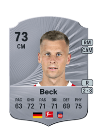 Adrian Beck Rare 73 OVR