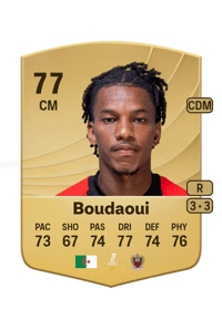 Hicham Boudaoui Common 77 OVR