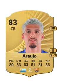 Ronald Araujo Rare 83 OVR