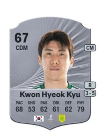Kwon Hyeok Kyu Rare 67 OVR