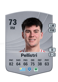 Facundo Pellistri Common 73 OVR