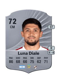 Mauro Luna Diale Rare 72 OVR