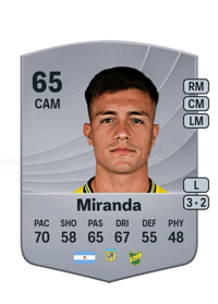 Matías Miranda Common 65 OVR