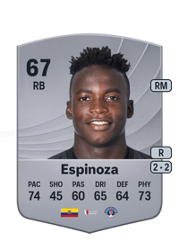 Jhon Espinoza Common 67 OVR