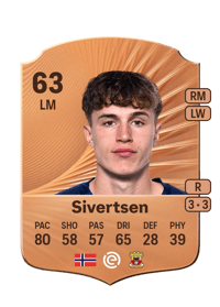Oskar Sivertsen Rare 63 OVR