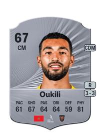 Yassin Oukili Rare 67 OVR