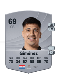 Néstor Giménez Common 69 OVR