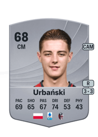 Kacper Urbański Common 68 OVR