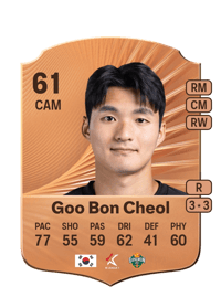 Goo Bon Cheol Rare 61 OVR