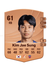 Kim Jae Sung Common 61 OVR