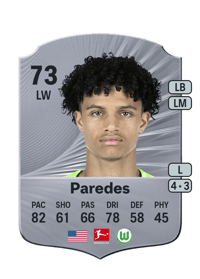 Kevin Paredes Rare 73 OVR