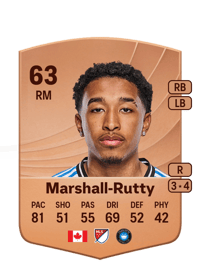 Jahkeele Marshall-Rutty Common 63 OVR