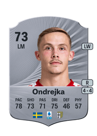 Jacob Ondrejka Rare 73 OVR