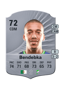 Sofiane Bendebka Rare 72 OVR