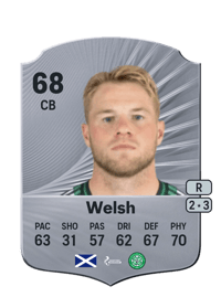 Stephen Welsh Rare 68 OVR
