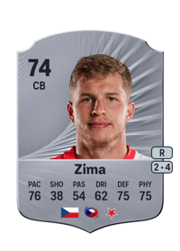 David Zima Rare 74 OVR