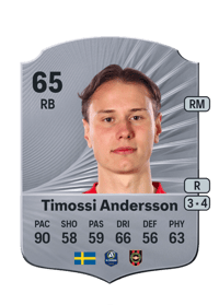 Alex Timossi Andersson Rare 65 OVR