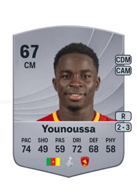 Wilitty Younoussa Common 67 OVR