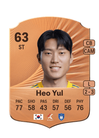 Heo Yul Rare 63 OVR