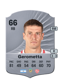 Francisco Gerometta Rare 66 OVR