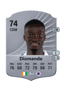 Mohammed Diomande Rare 74 OVR