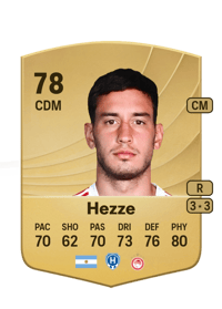 Santiago Hezze Common 78 OVR
