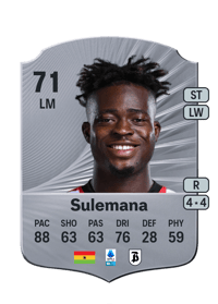 Kamaldeen Sulemana Rare 71 OVR