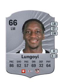 Christopher Lungoyi Rare 66 OVR