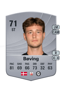 William Bøving Common 71 OVR
