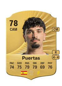 Cameron Puertas Rare 78 OVR