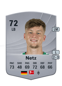 Luca Netz Common 72 OVR