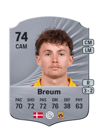 Jakob Breum Rare 74 OVR