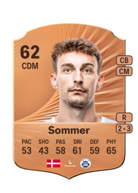 Tobias Sommer Rare 62 OVR