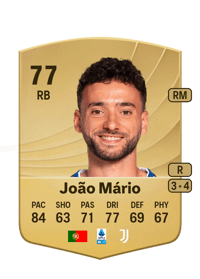 João Mário Common 77 OVR