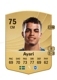 Yasin Ayari Common 75 OVR