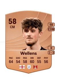 Charlie Wellens Common 58 OVR
