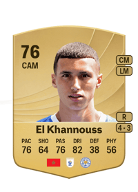 Bilal El Khannouss Common 76 OVR