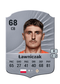 Aleks Ławniczak Rare 68 OVR