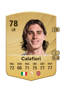 Riccardo Calafiori Common 78 OVR