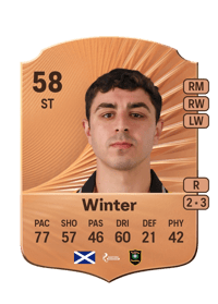 Andy Winter Rare 58 OVR