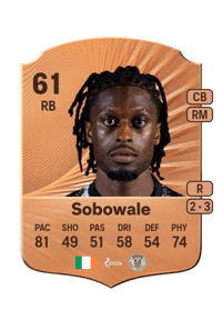 Tunmise Sobowale Rare 61 OVR