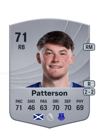 Nathan Patterson Common 71 OVR