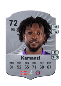 Warren Kamanzi Rare 72 OVR