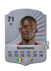Sambou Soumano Rare 71 OVR