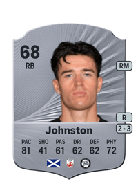 Max Johnston Rare 68 OVR