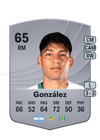 Matías González Common 65 OVR