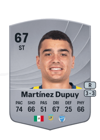 Luca Martínez Dupuy Common 67 OVR