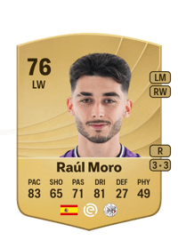 Raúl Moro Common 76 OVR